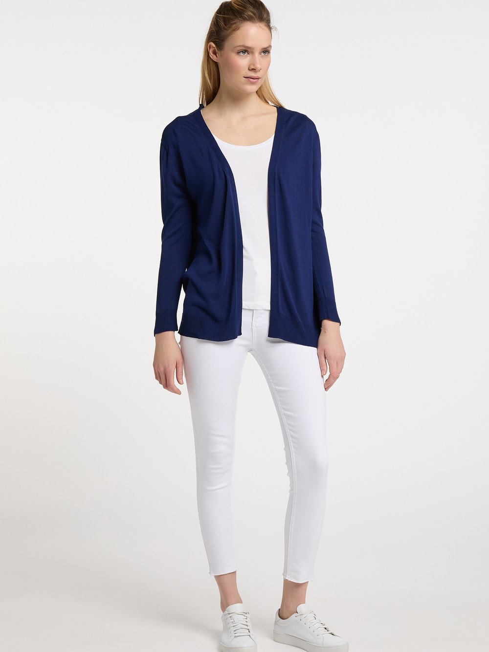 Dreimaster Cardigan Damen Viskose blau, S