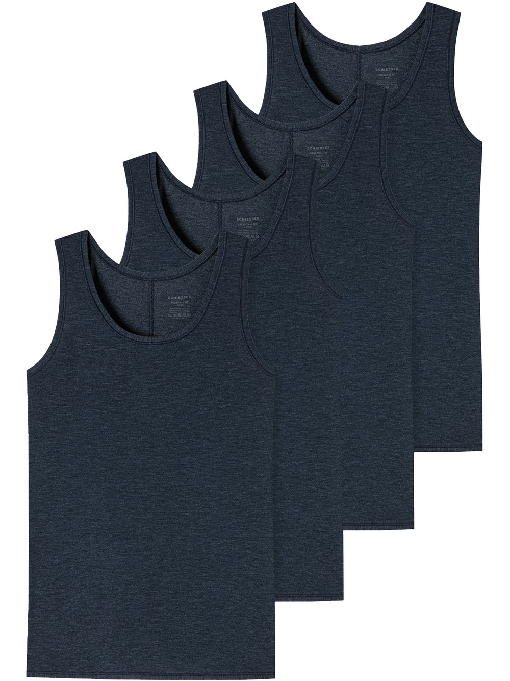 Schiesser Tanktop  Mädchen Jersey blau, 140