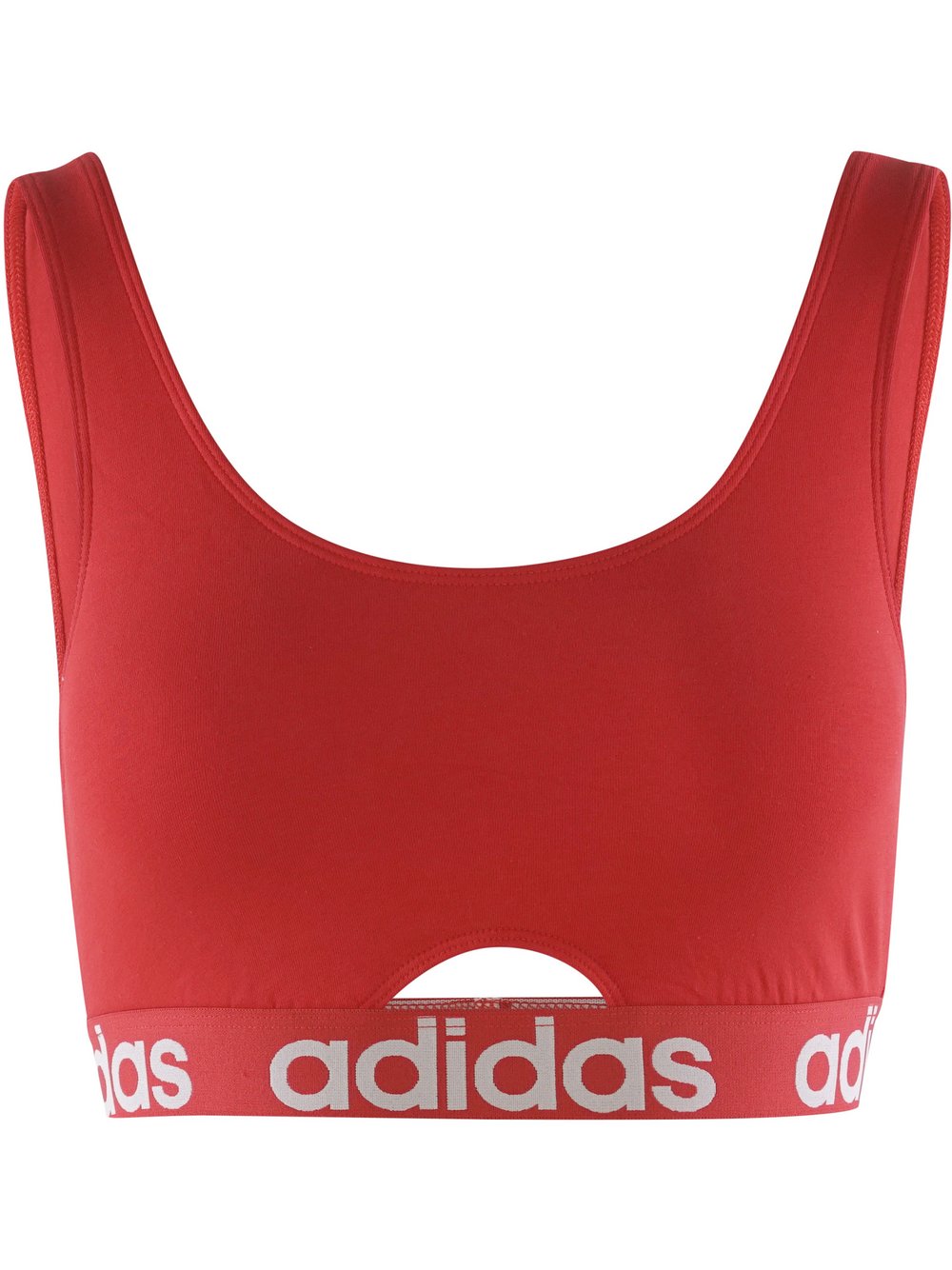 adidas Sportswear Bustier  Damen Jersey rot bedruckt, XL