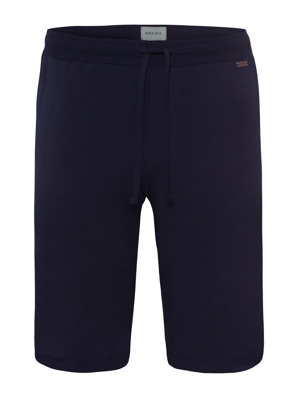 VAN GRAAF Hanro Herren Marine Pyjamashorts Viskose Blau, Extra Groß