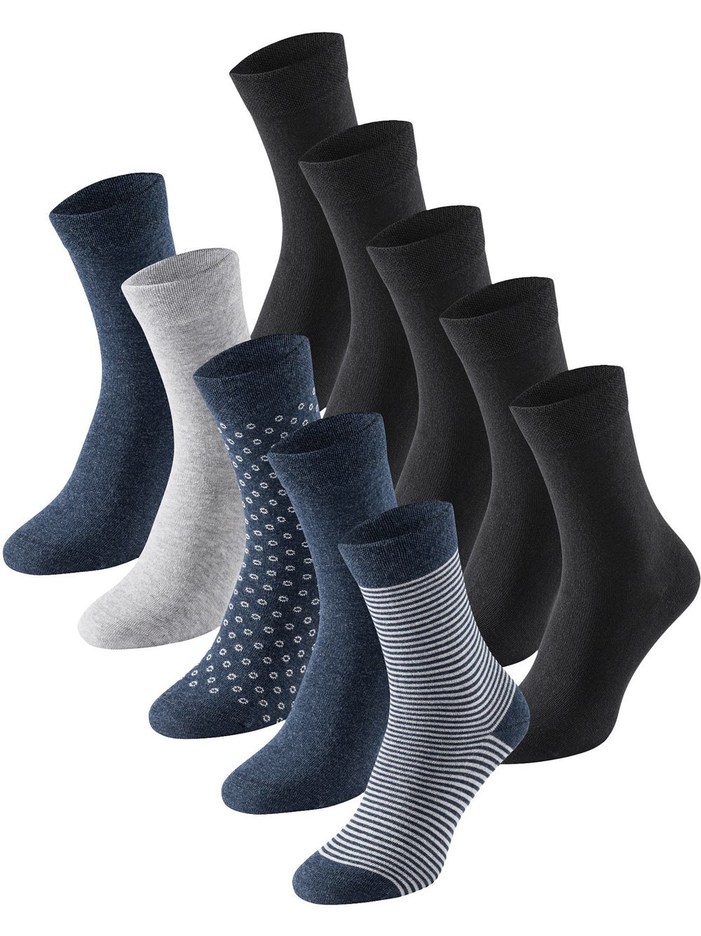 Schiesser Freizeitsocken  Damen Jersey mehrfarbig bedruckt, 39-42