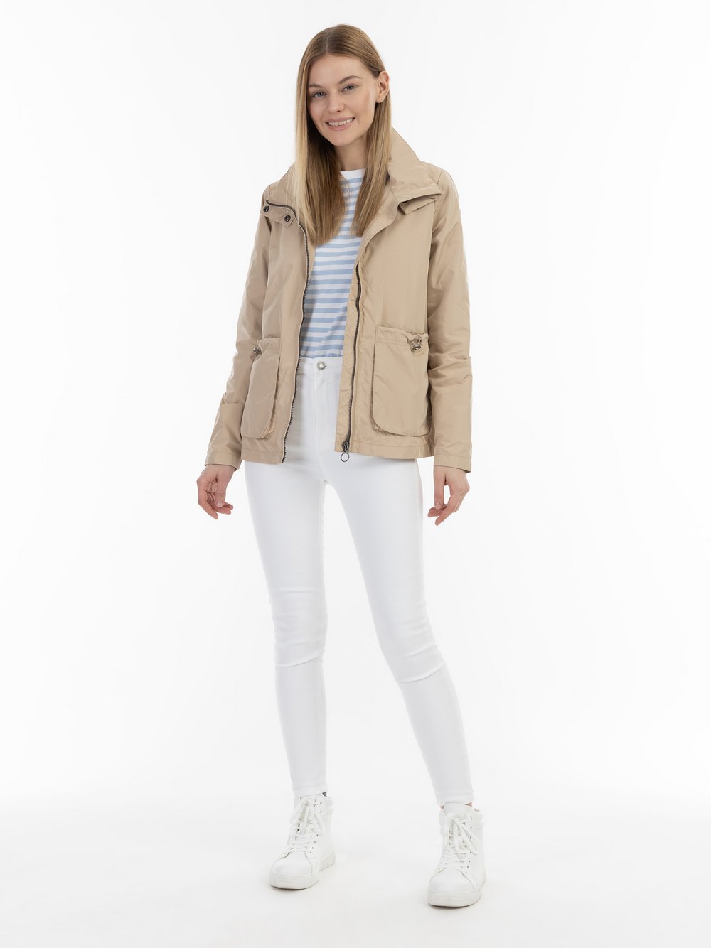 Dreimaster Übergangsjacke Damen beige, L