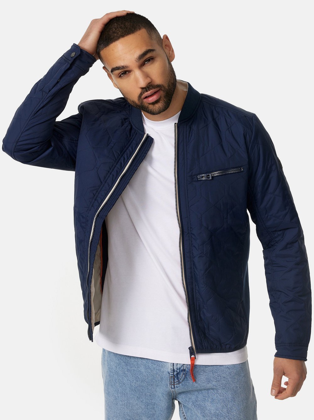 Indicode Übergangsjacke Herren Polyamid blau, XXL