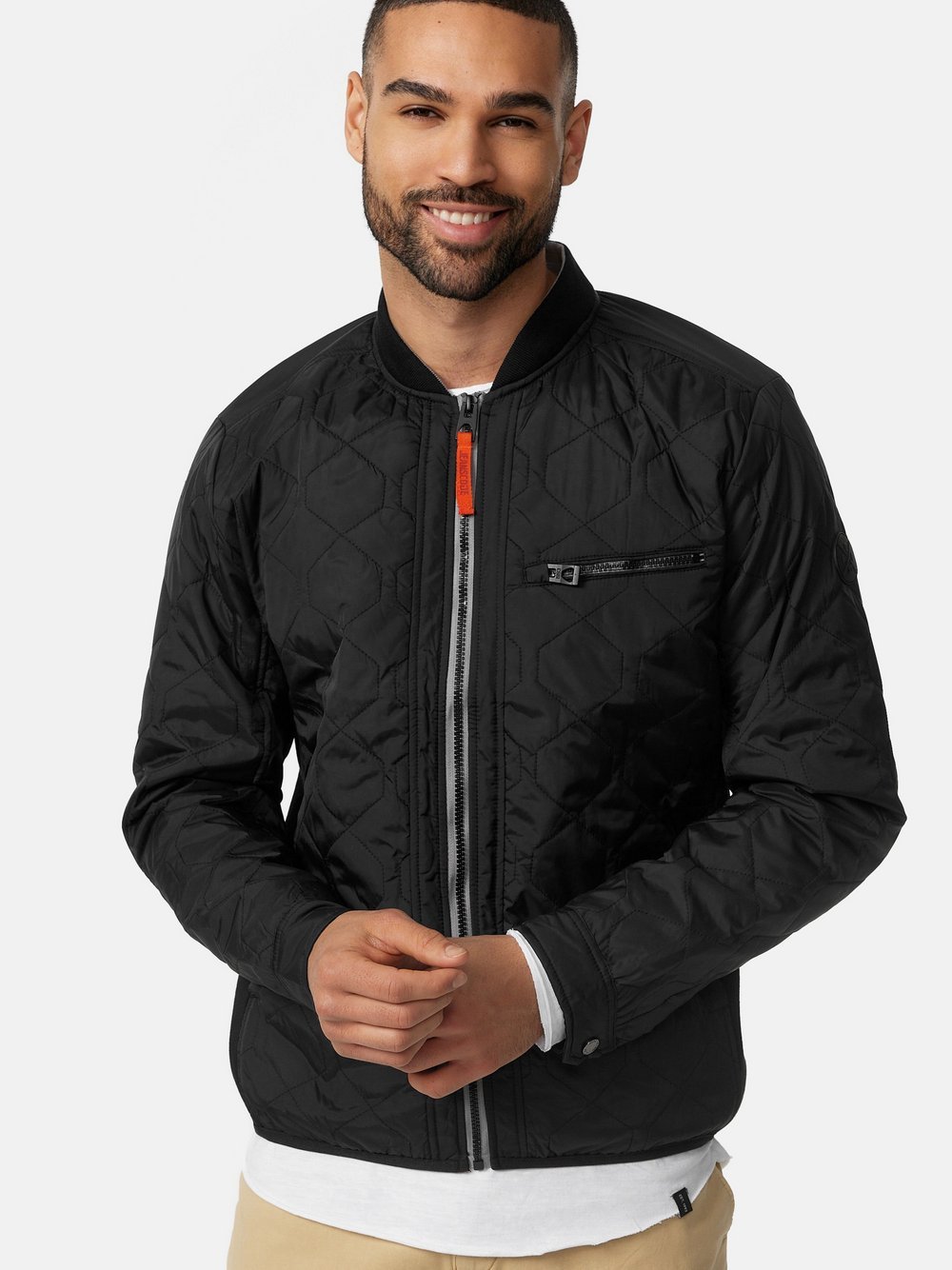 Indicode Übergangsjacke Herren Polyamid schwarz, M