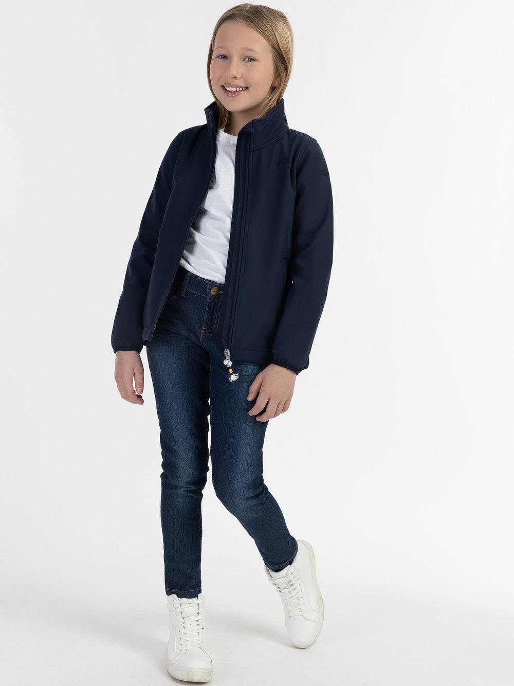 Schmuddelwedda Softshelljacke Mädchen blau, 134