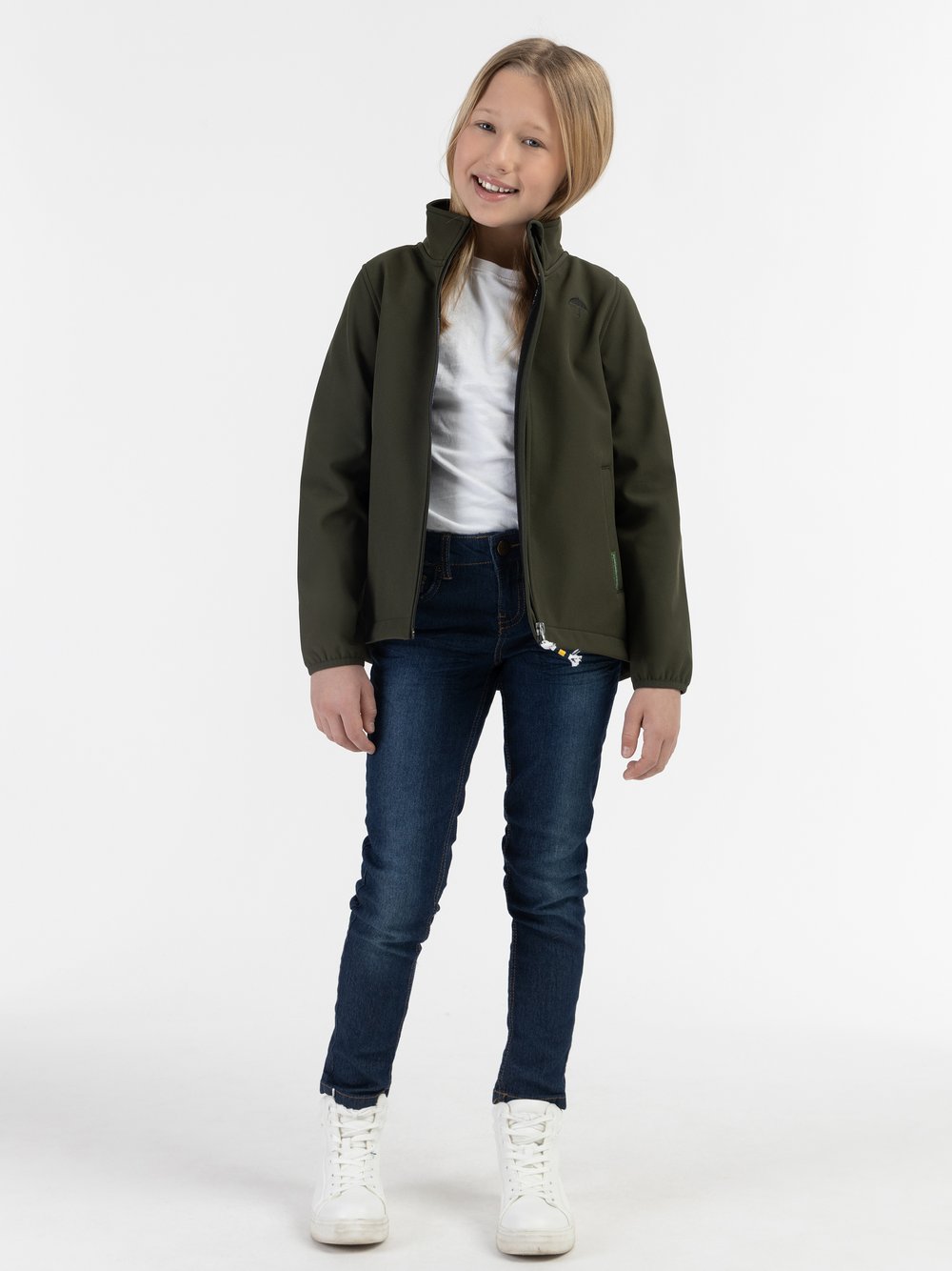 Schmuddelwedda Softshelljacke Mädchen grün, 116