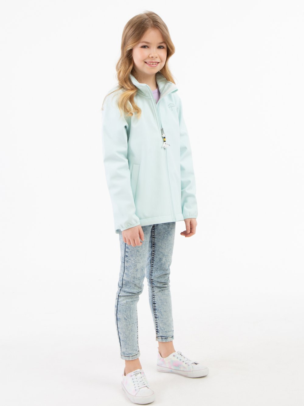 Schmuddelwedda Softshelljacke Mädchen blau, 104