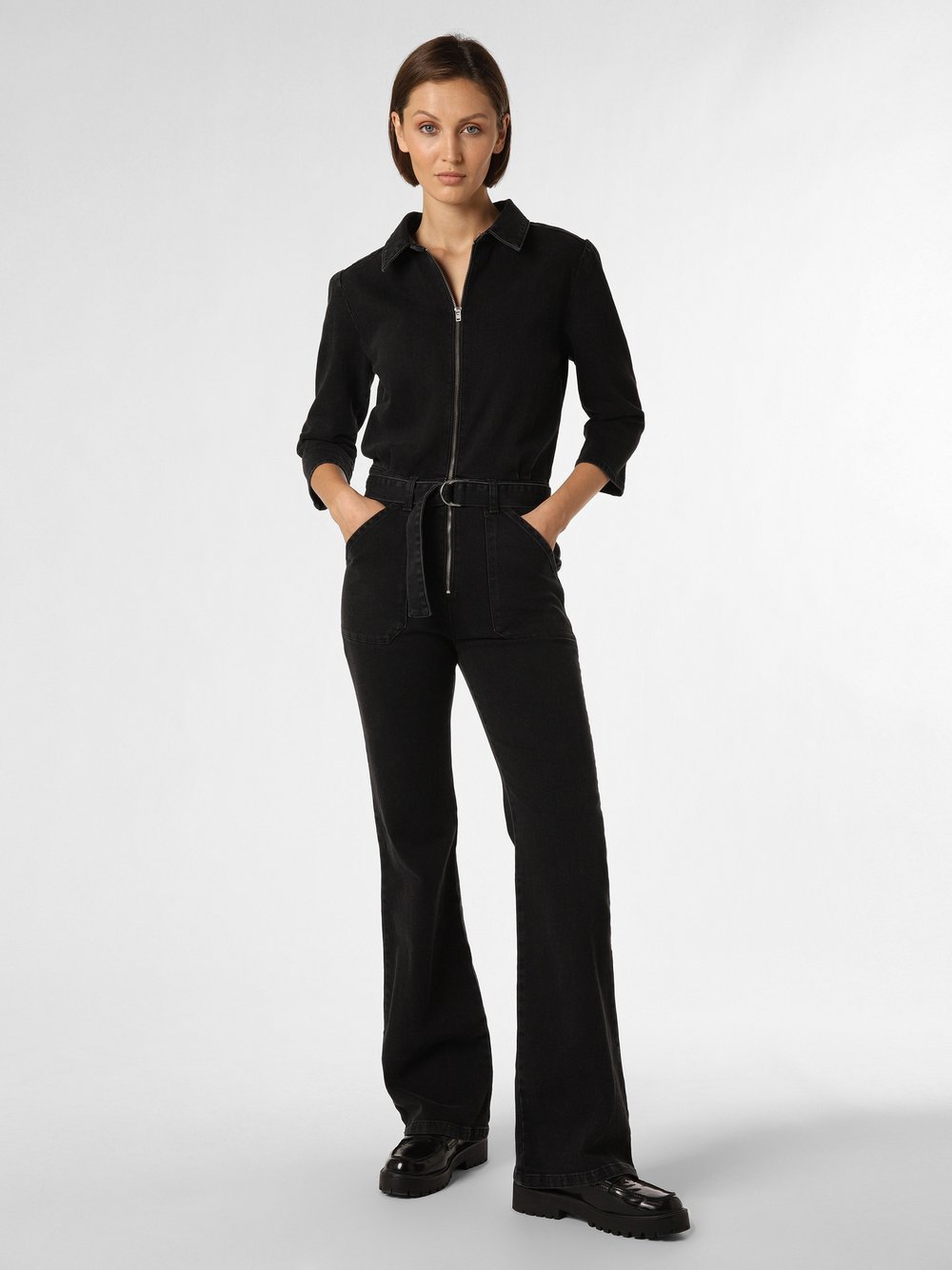 ba&sh Jumpsuit Damen Baumwolle schwarz, 40