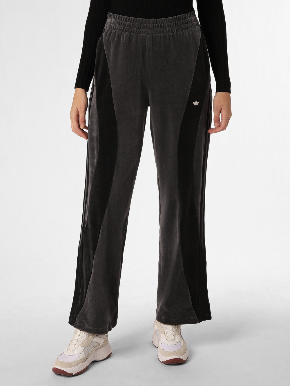 Obraz przedstawiający adidas Originals Damskie spodnie dresowe Kobiety Bawełna szary jednolity, M