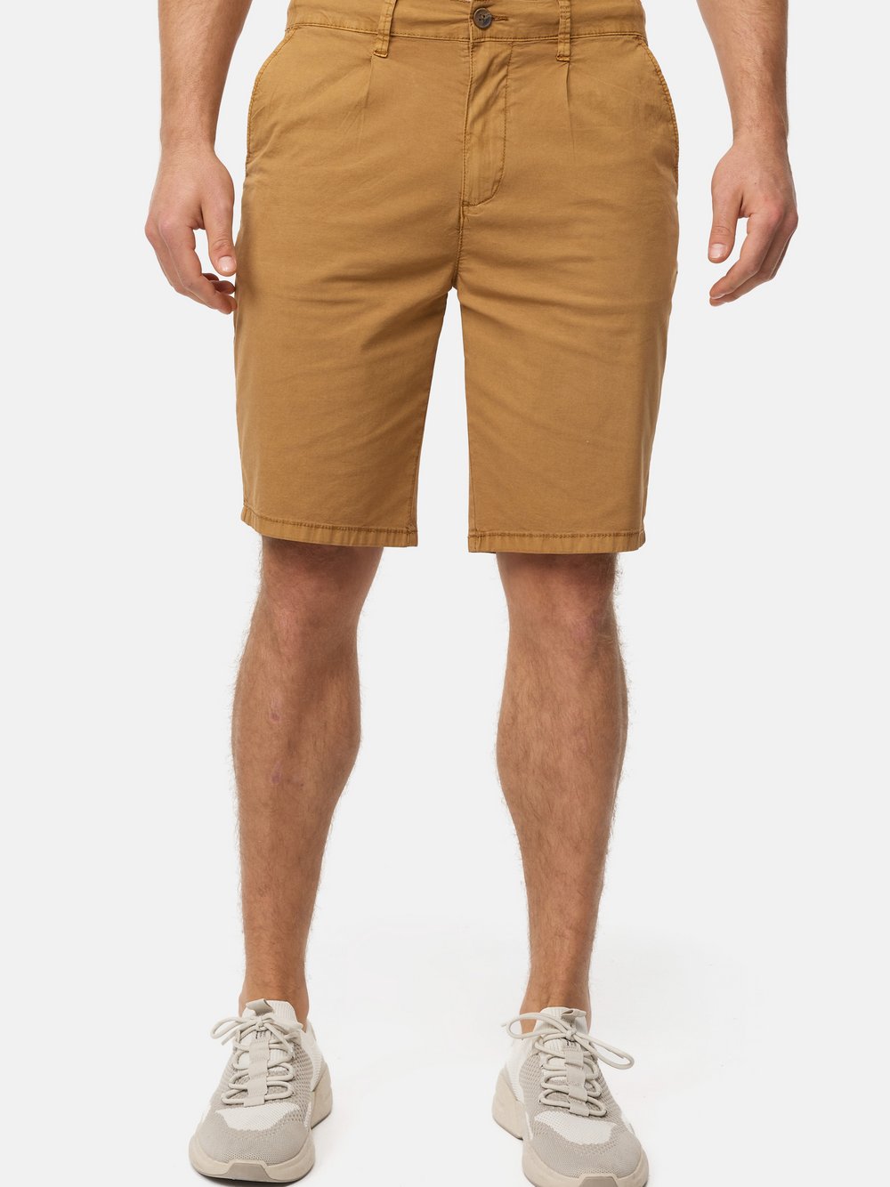 Indicode Shorts Chino Herren Baumwolle braun, M