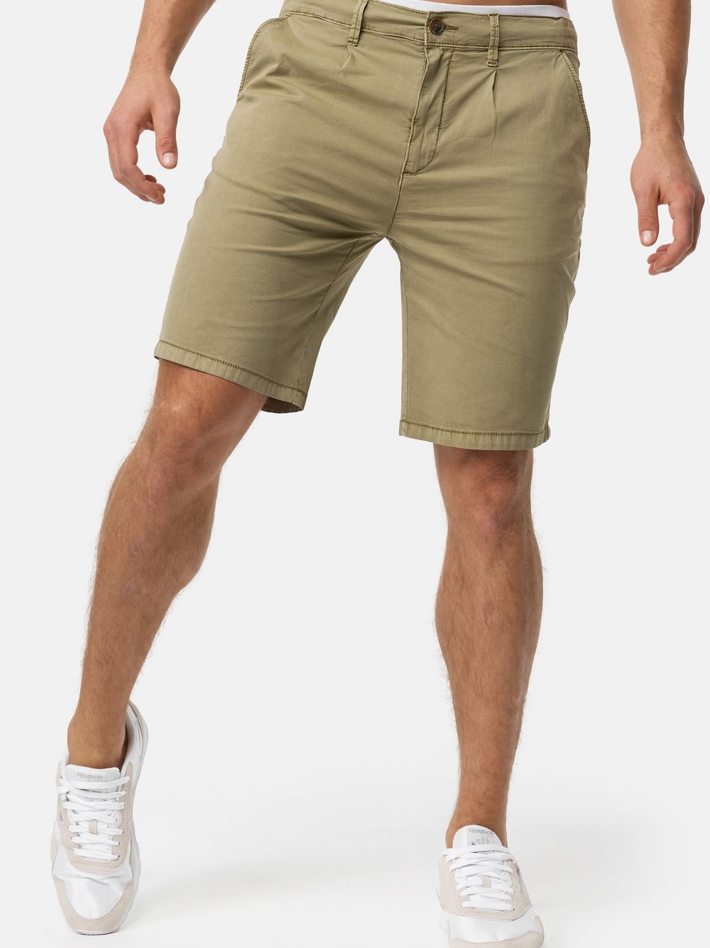 Indicode Shorts Chino Herren Baumwolle braun, M