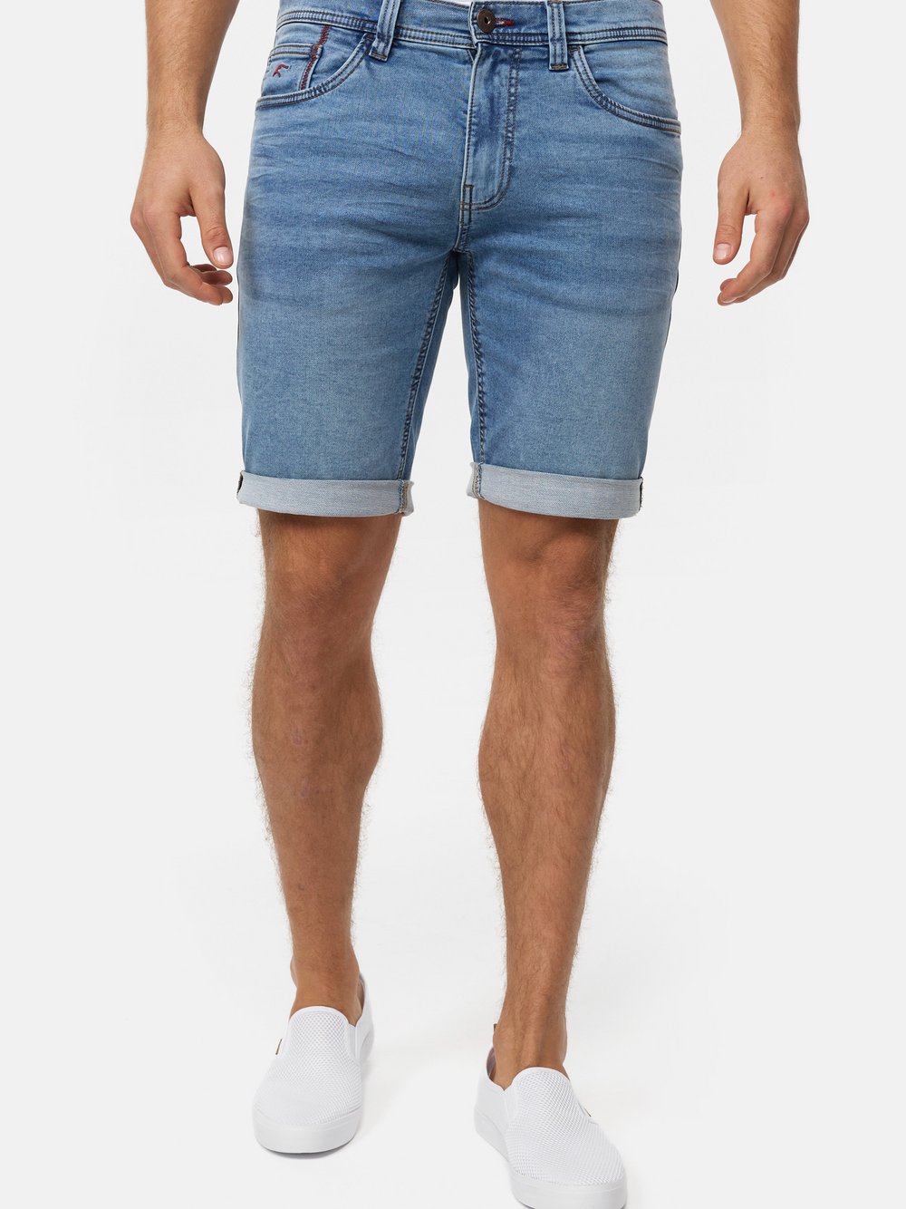 Indicode Shorts Jeans Herren Baumwolle blau, XXL