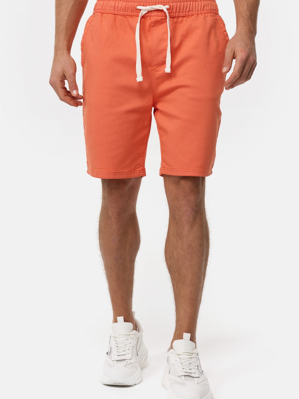 Indicode Shorts Chino Herren Baumwolle orange, M