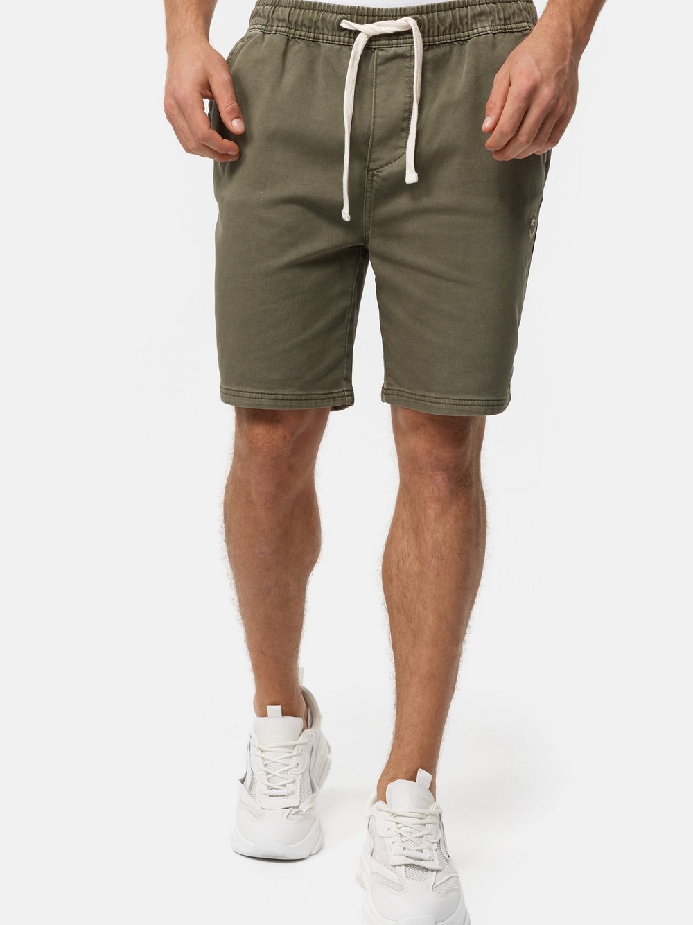 Indicode Shorts Chino Herren Baumwolle grün, XXL