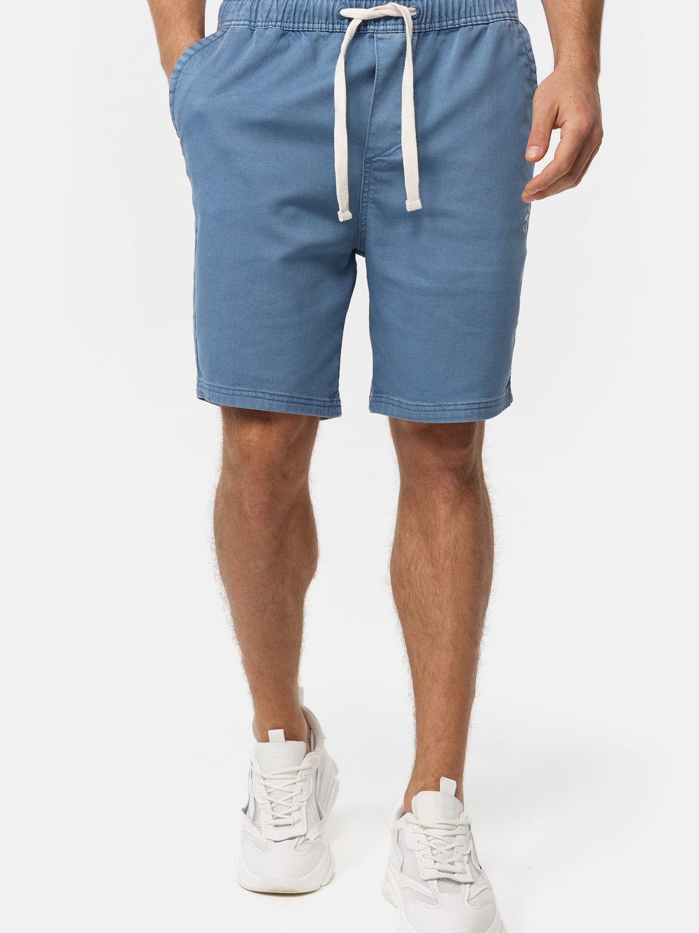 Indicode Shorts Chino Herren Baumwolle blau, L