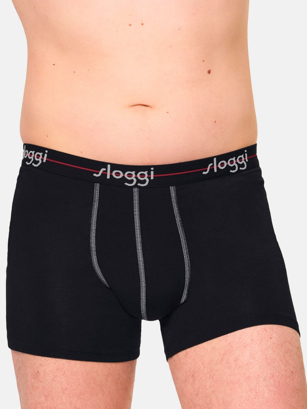 sloggi Retro Short  Herren Baumwolle schwarz, XXL