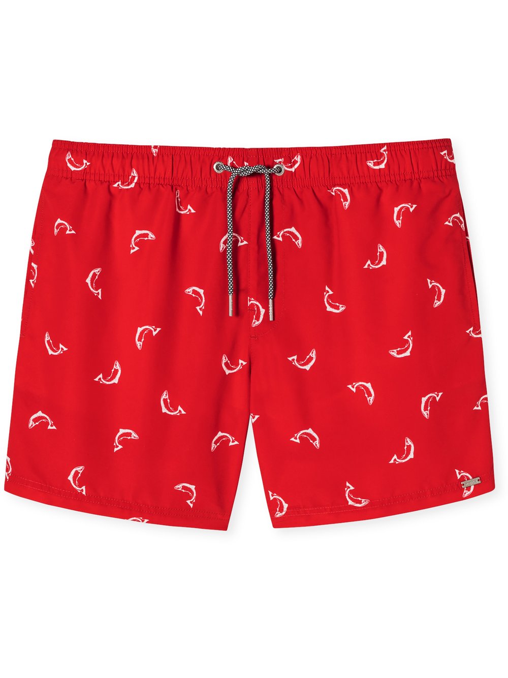 Schiesser Badehose  Herren rot gemustert, 8