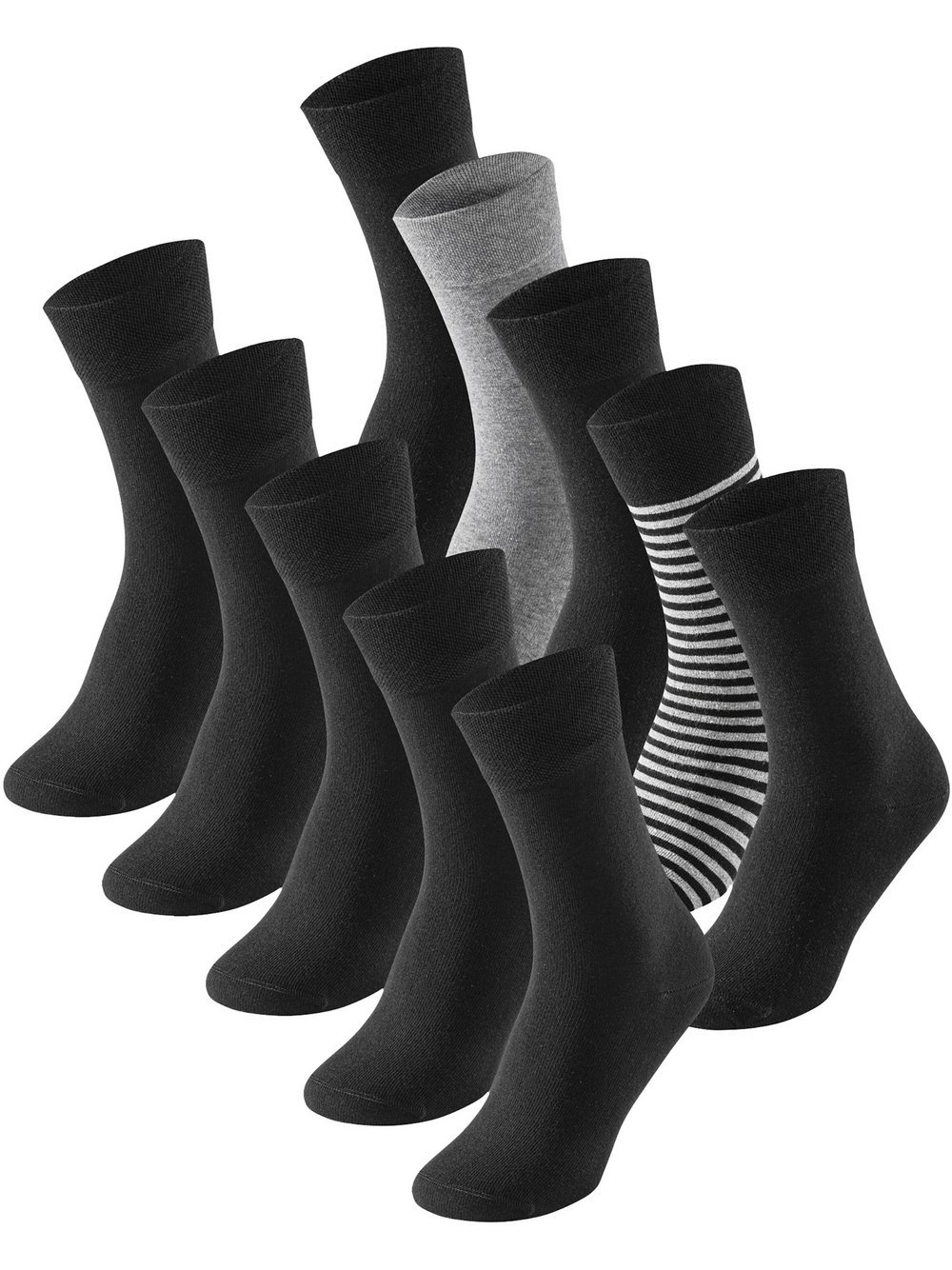 Schiesser Freizeitsocken  Herren Jersey mehrfarbig bedruckt, 39-42