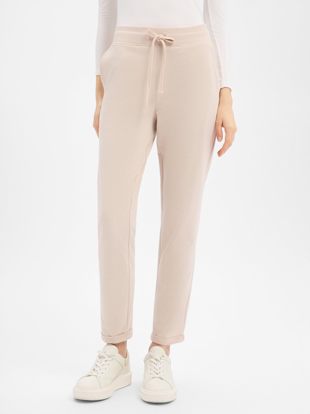 Marie Lund Sweathose Damen Baumwolle beige, XXL