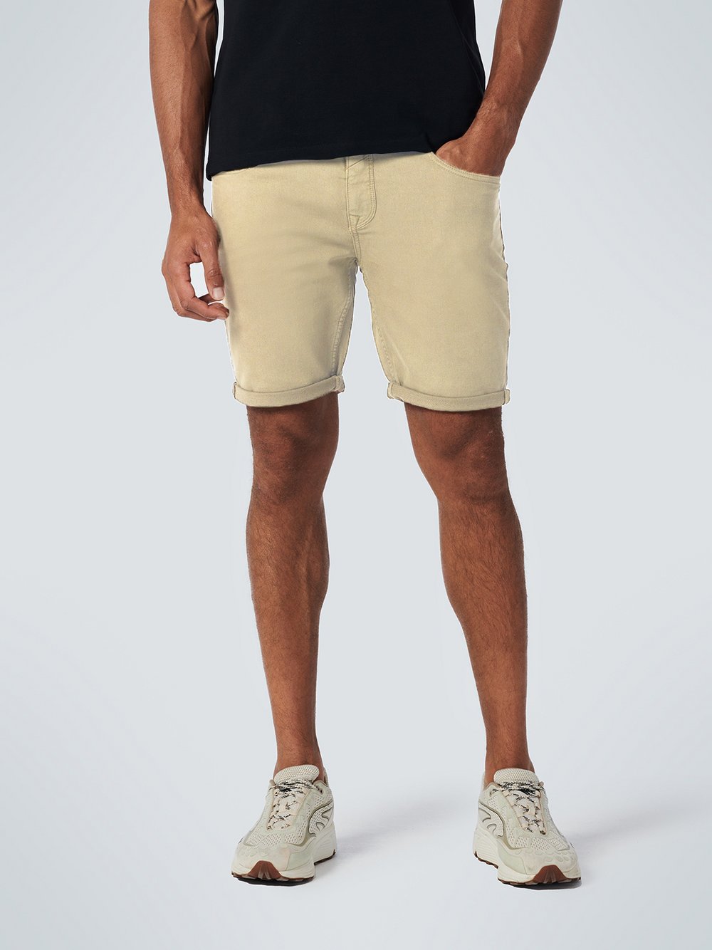 No Excess Farbige Shorts Herren Baumwolle beige, 40