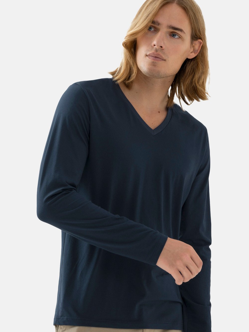 Mey Unterhemd Herren Baumwolle blau, XL