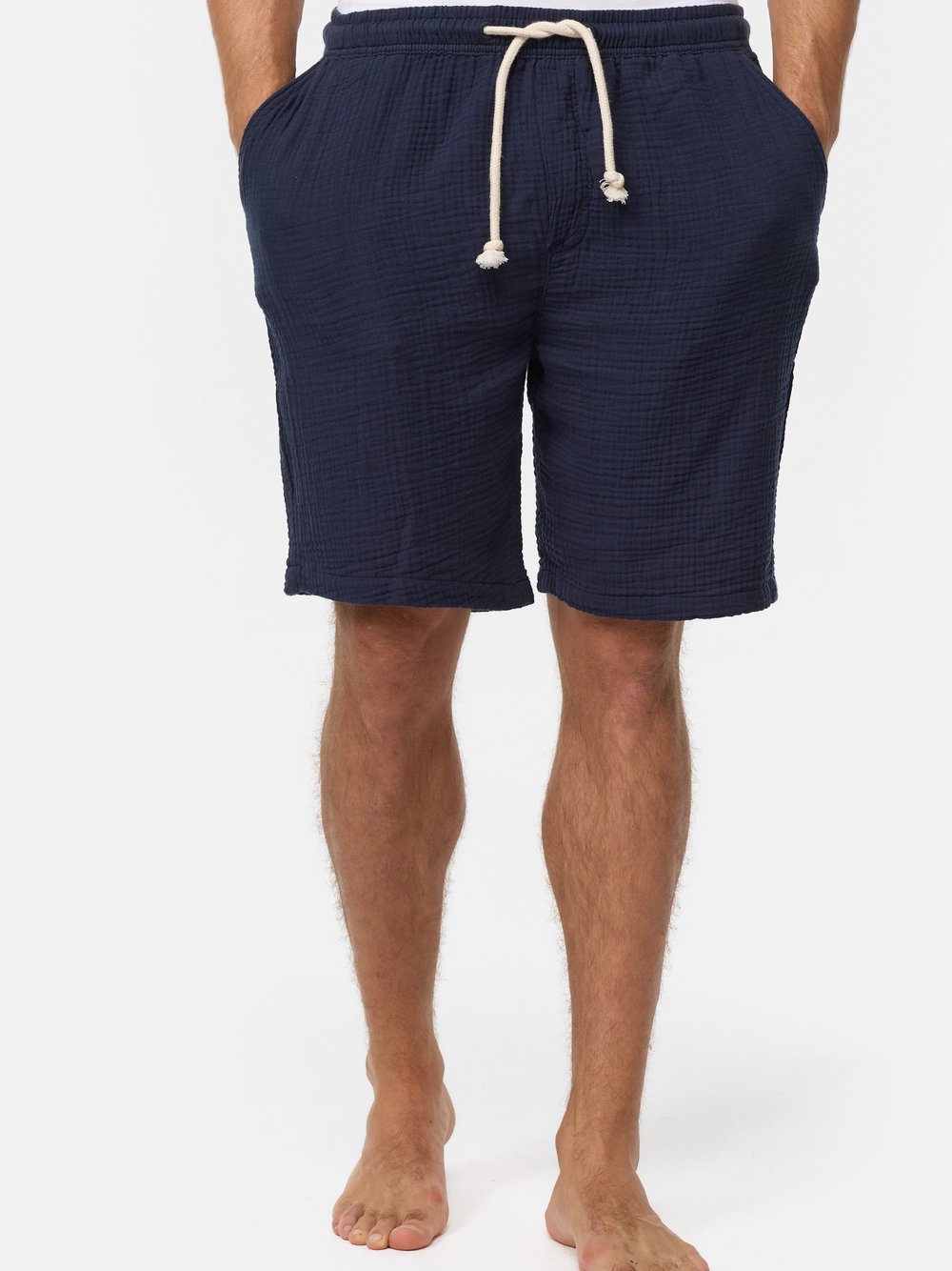 Indicode Shorts Chino Herren Baumwolle blau, M