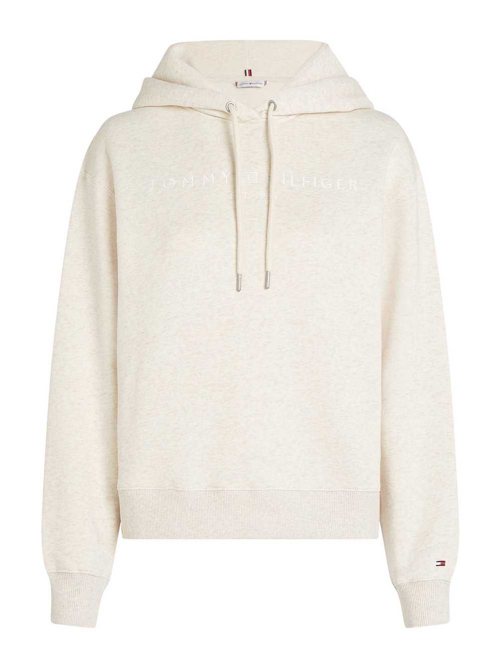 Tommy Hilfiger Kapuzenpullover Damen Baumwolle beige, M