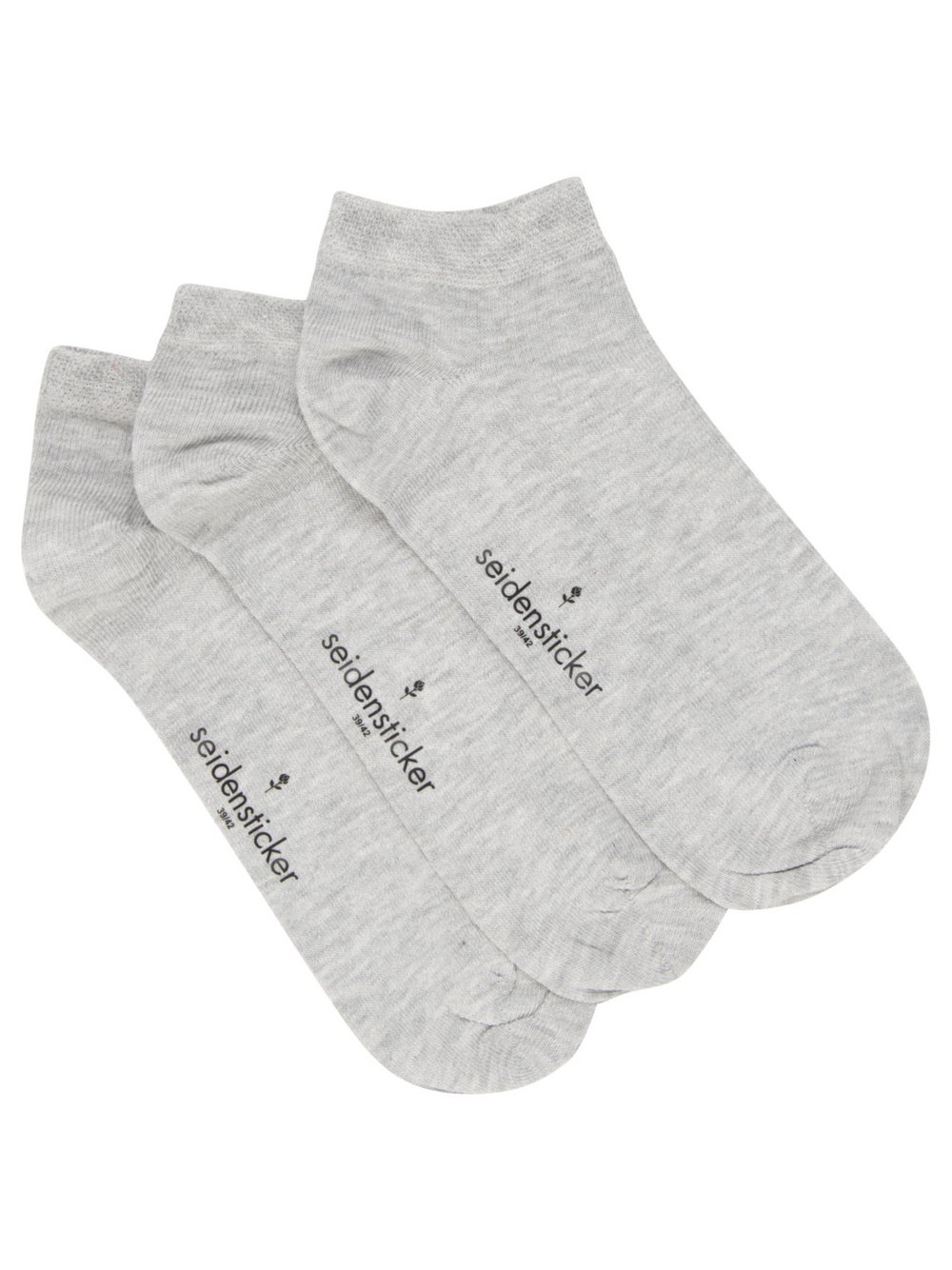 Seidensticker Socken Herren Baumwolle grau, 39-42