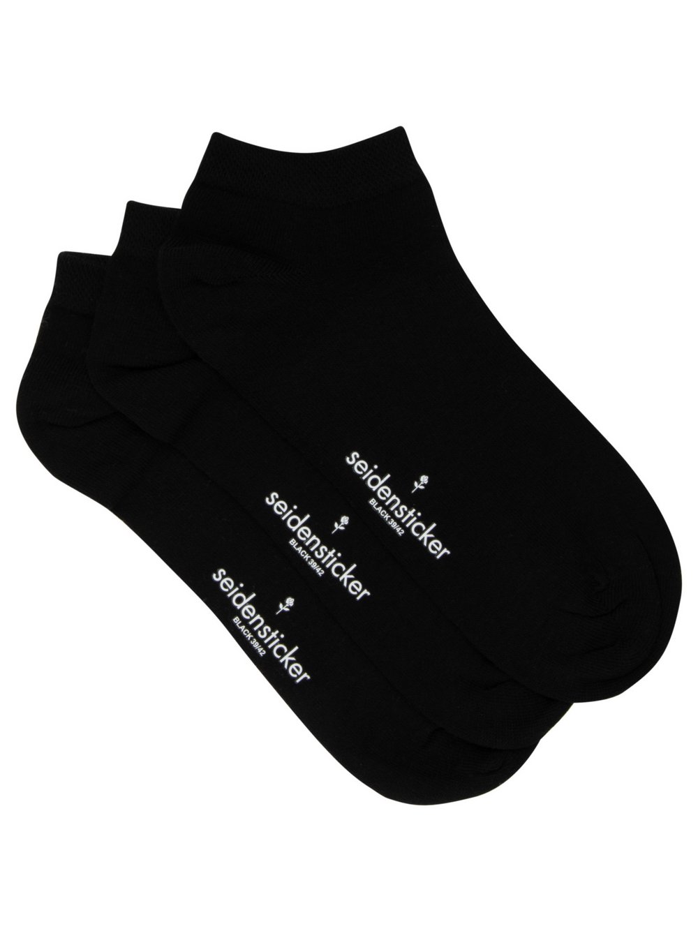 Seidensticker Socken Herren Baumwolle schwarz, 43-46