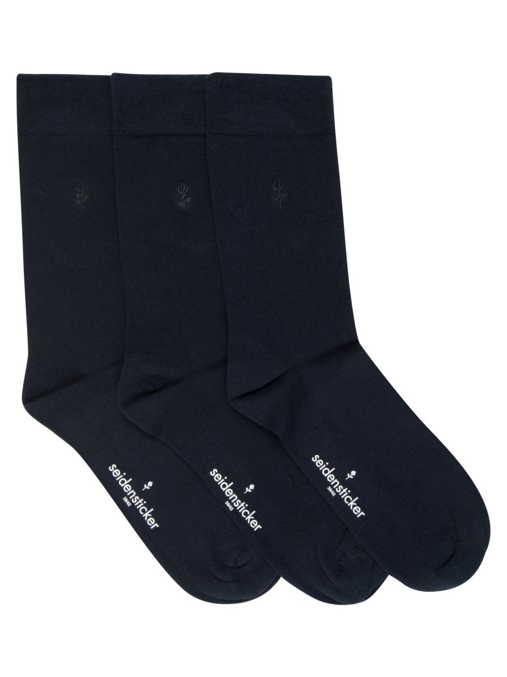 Seidensticker Socken Herren Baumwolle blau, 39-42