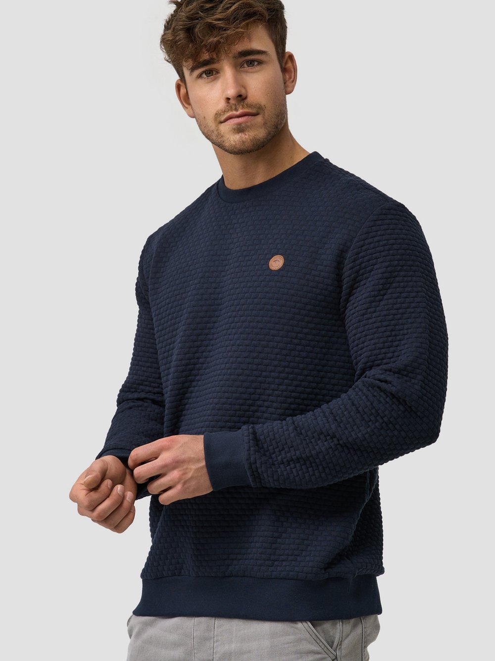 Indicode Sweatshirt Herren blau, M