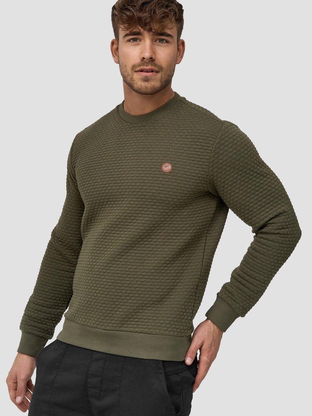 Indicode Sweatshirt Herren grün, L