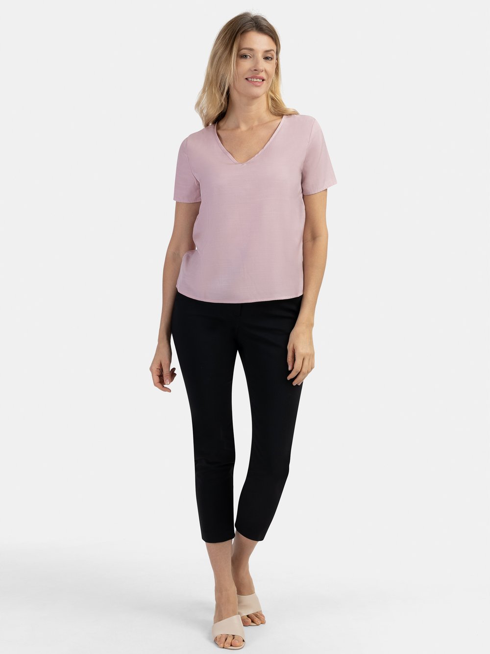 Usha Blusenshirt Damen Baumwolle rosa, L