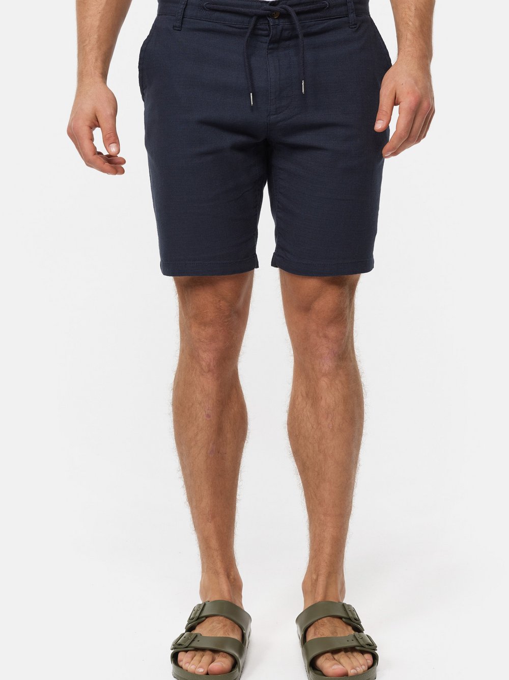 Indicode Shorts Chino Herren Baumwolle blau, XL