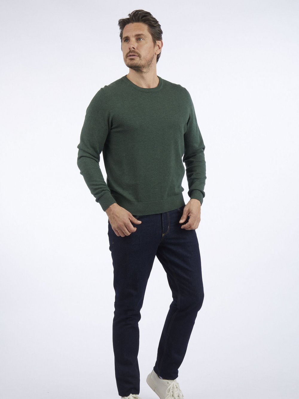 Daniel Hechter Pullover Herren Baumwolle grün, XXXL