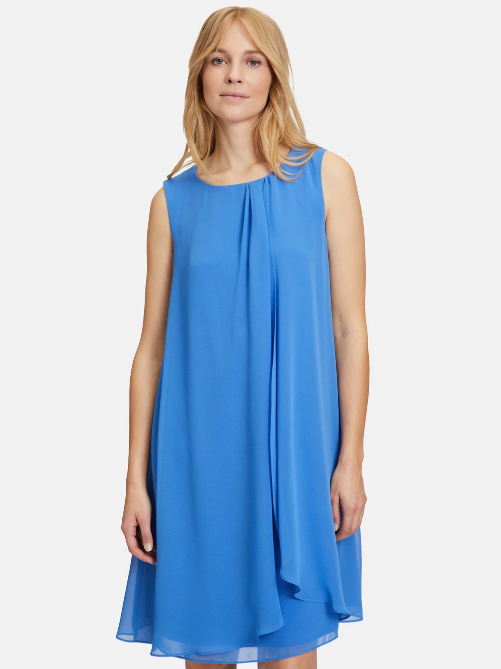 Betty & Co Chiffonkleid Damen blau, 34