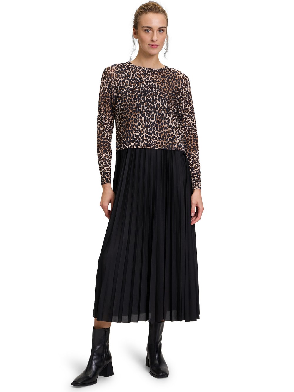 Robe Légère 3-in-1 Kleid Damen beige gemustert, 40