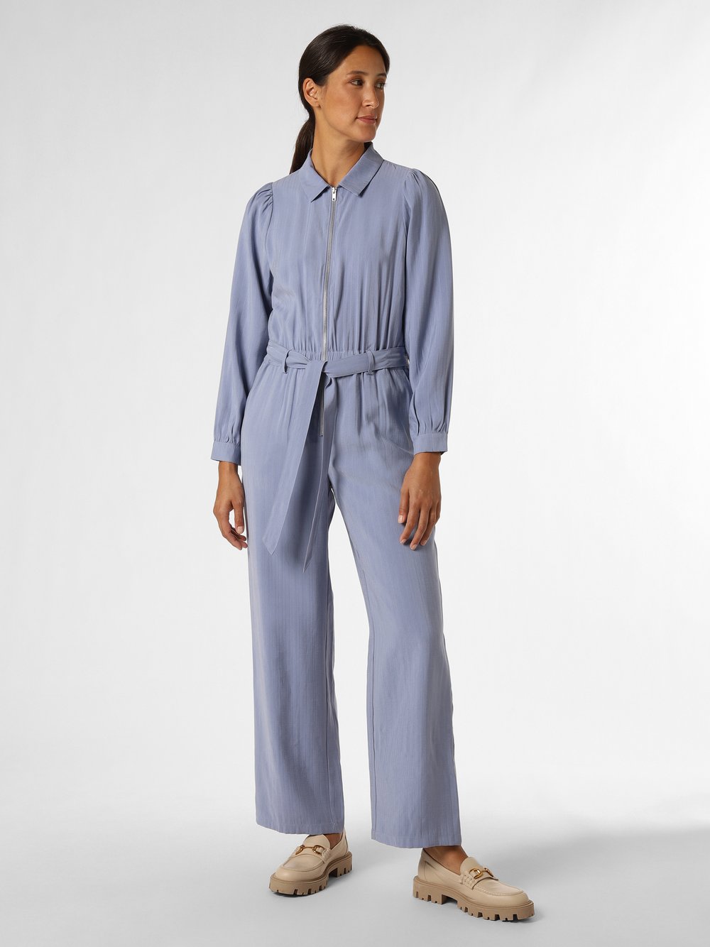 IPURI Jumpsuit Damen Viskose blau, S