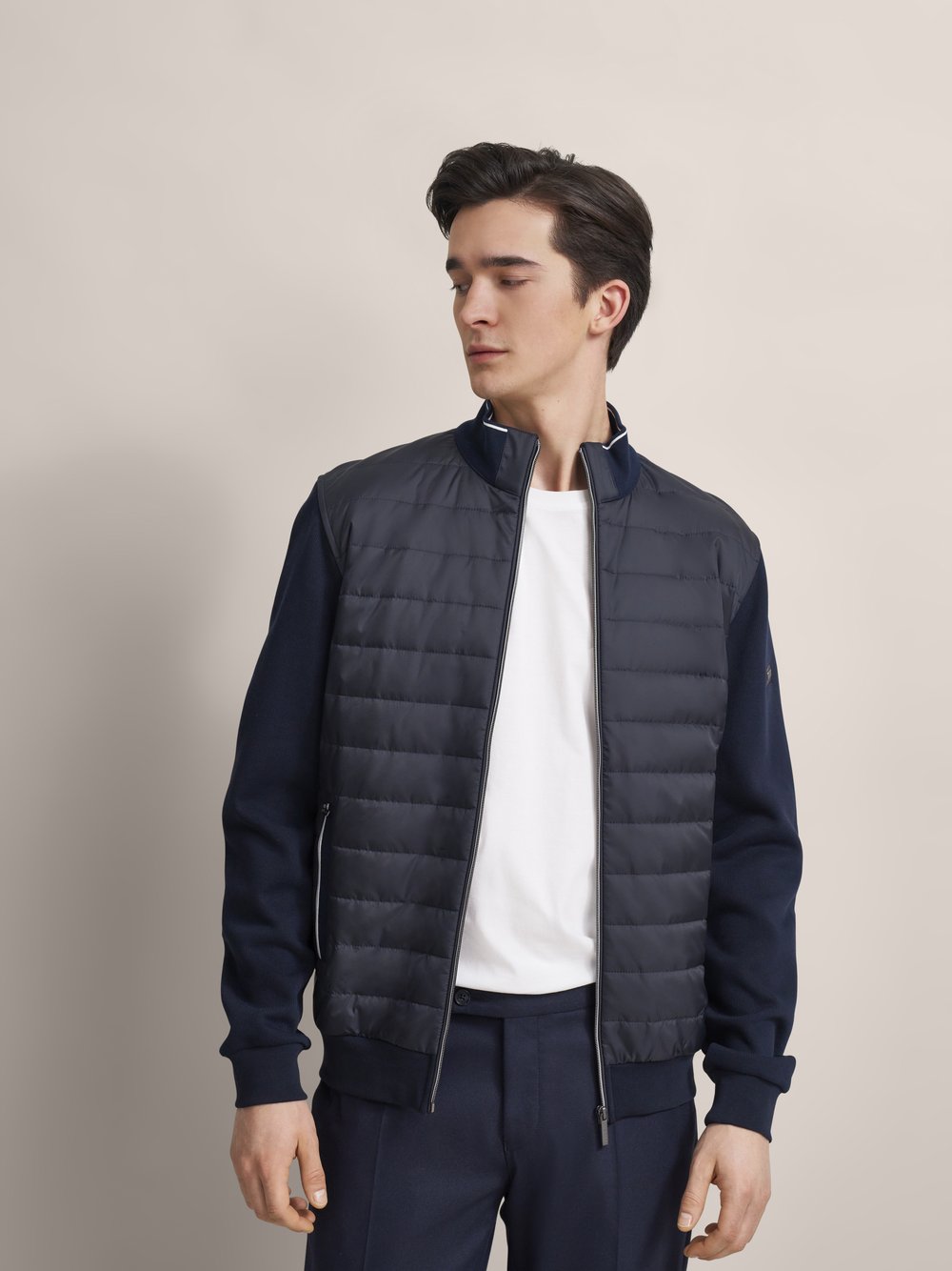 Thumbnail - Bugatti Sweatjacke Herren blau, L