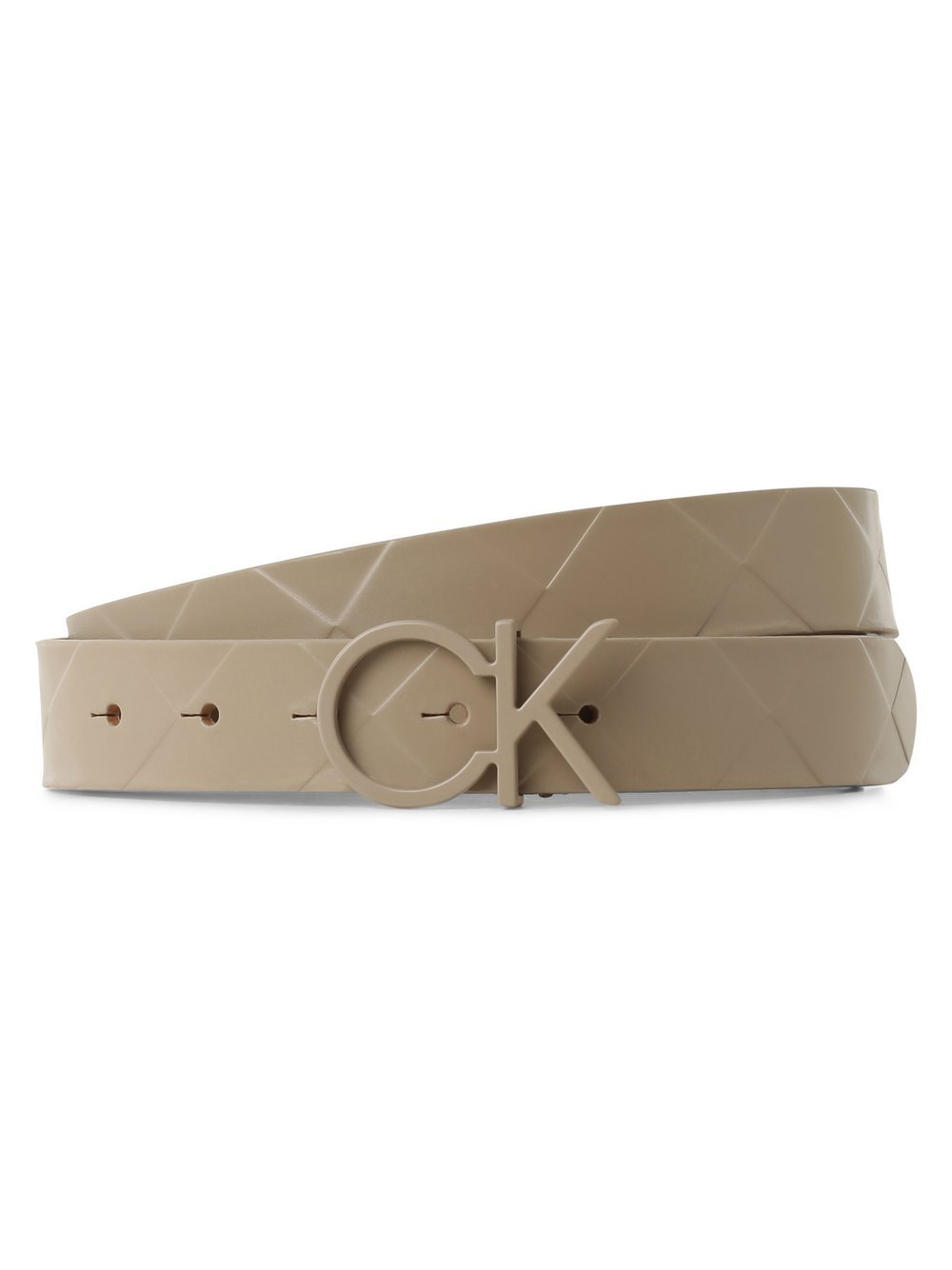 Calvin Klein Ledergürtel Damen beige, 90