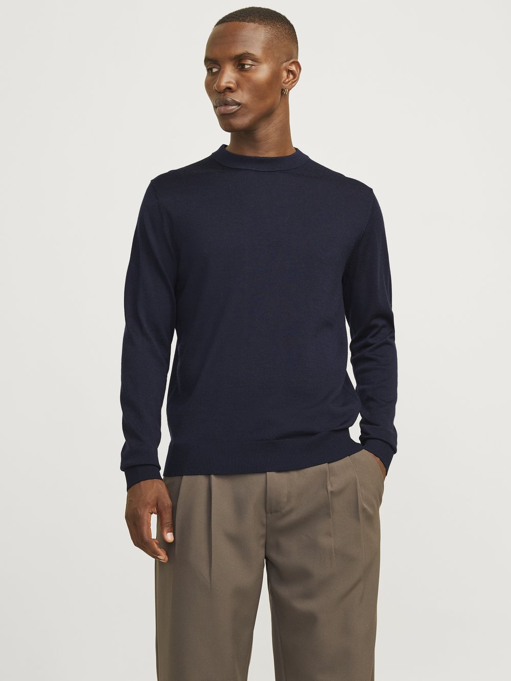 Thumbnail - Jack & Jones Strickpullover Herren Baumwolle blau, XL