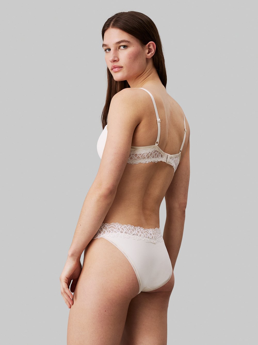 Thumbnail - Calvin Klein Balconette BH -Soft Stretch Lace Damen weiß, 70A