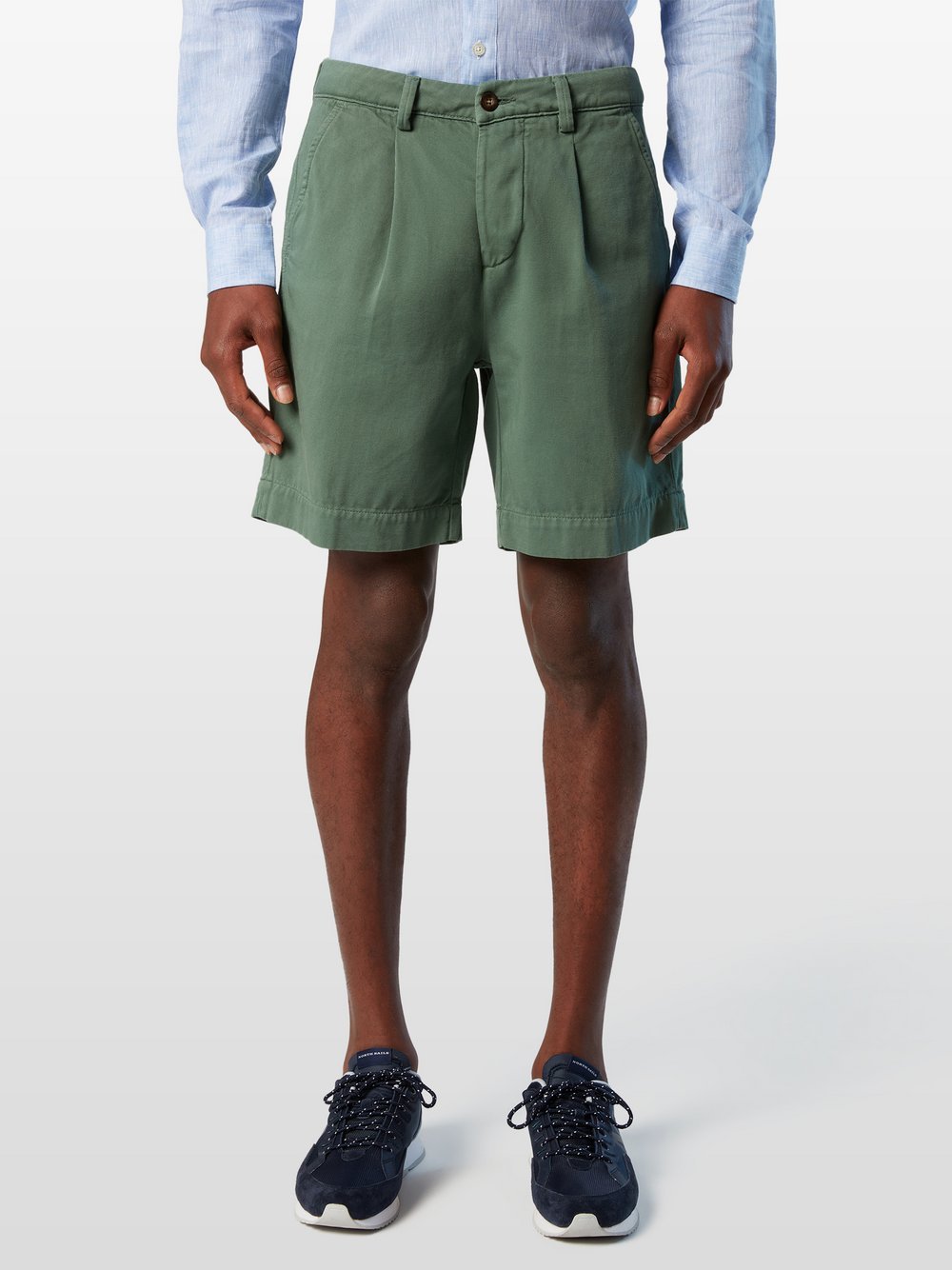 North Sails Chinoshorts Herren Baumwolle grün, M