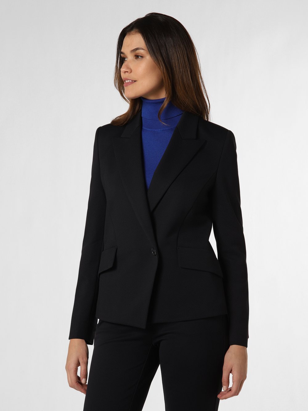 BOSS Blazer Damen Baumwolle blau, 34