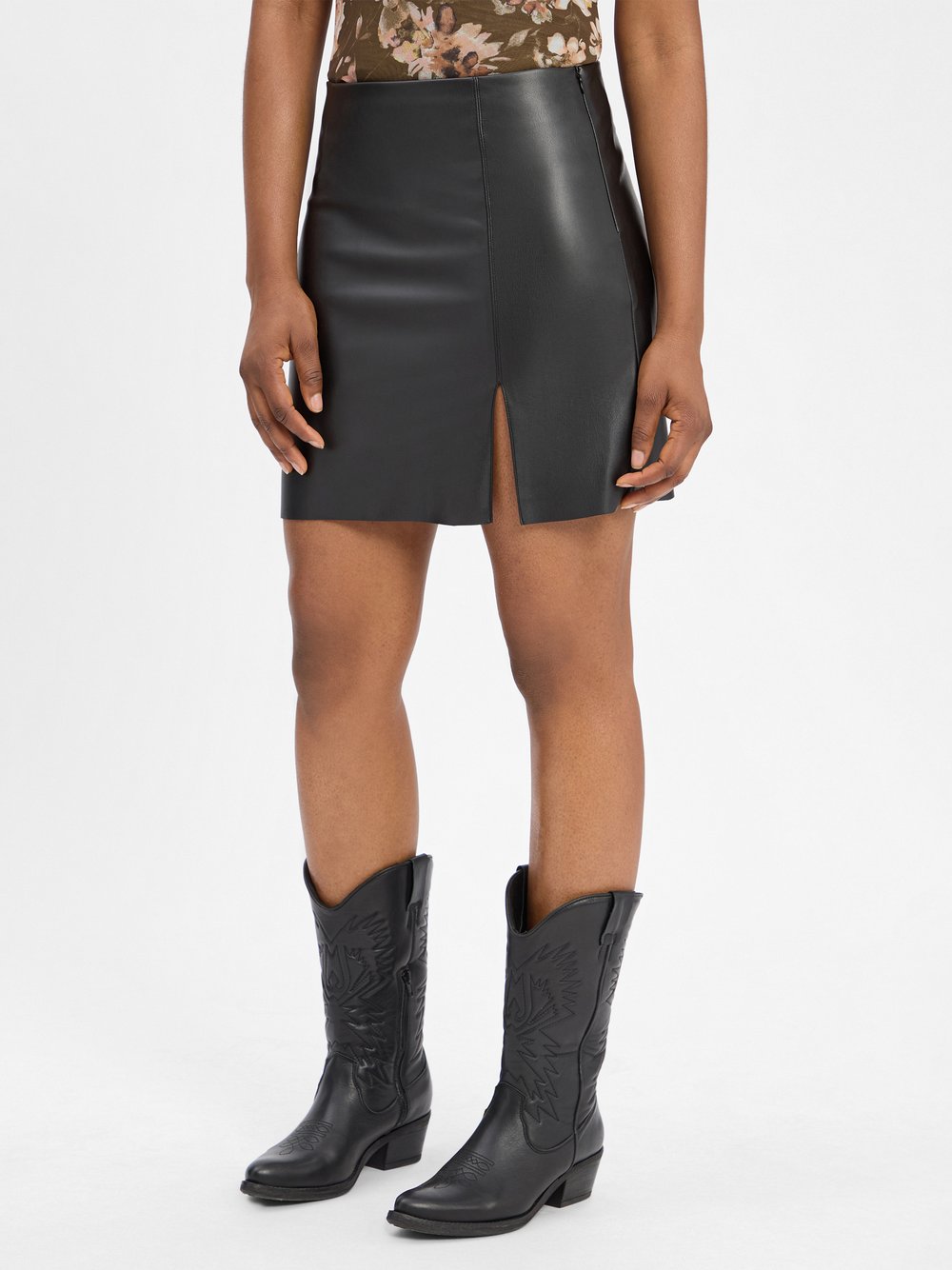 Thumbnail - Noisy May Rock Damen Kunstleder schwarz, M