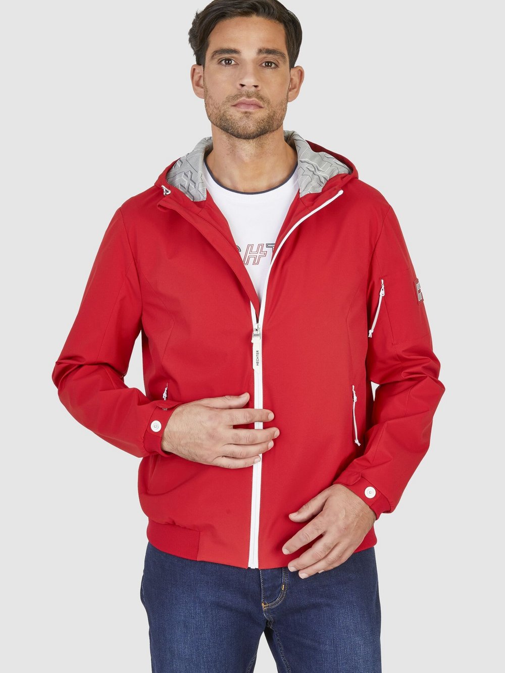 Daniel Hechter Regenjacke Herren rot, 52