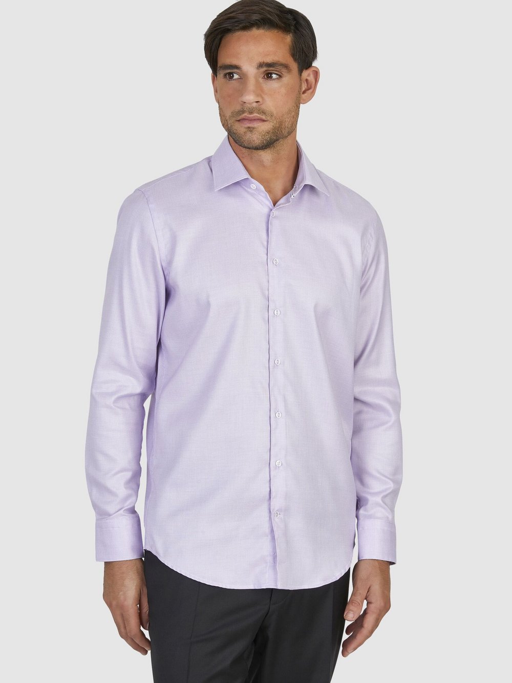 Daniel Hechter Business-Hemd Herren Modern Fit Baumwolle rosa, 42