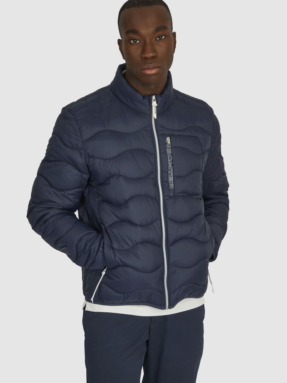 Daniel Hechter Jacke Herren Polyamid blau, M