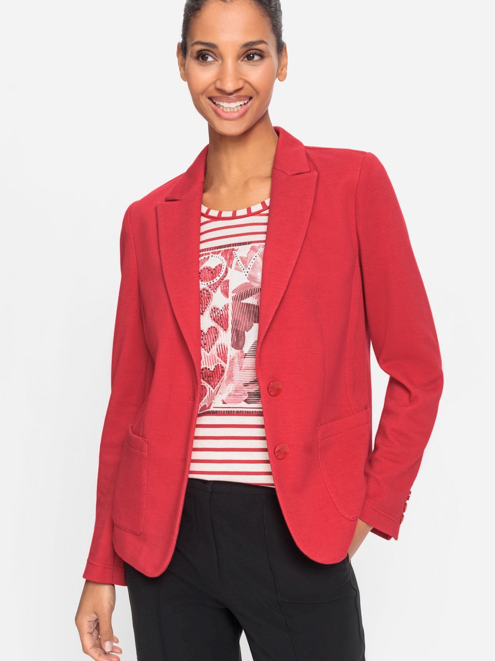 Olsen Jerseyblazer Damen rot, 40