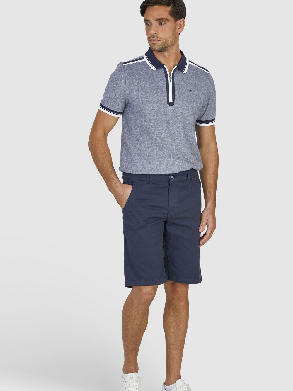 Daniel Hechter Bermuda-Shorts Herren Baumwolle blau, 32